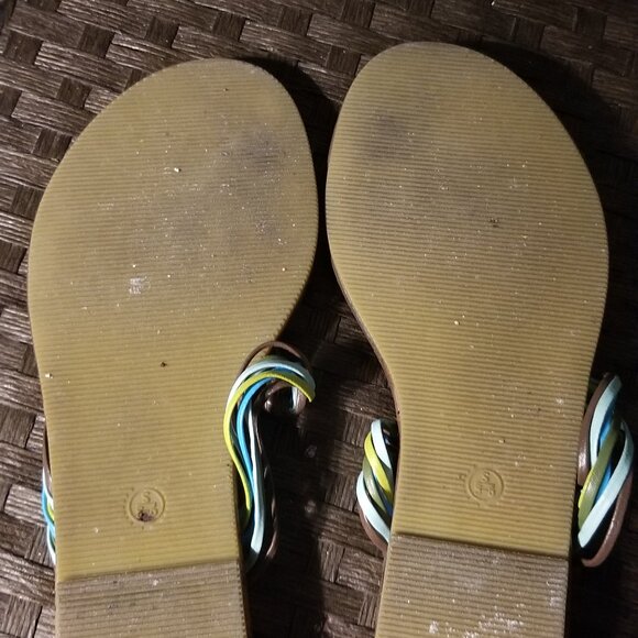 Brown Sandals and Bag Set with Braided Accents - Picture 2 of 4